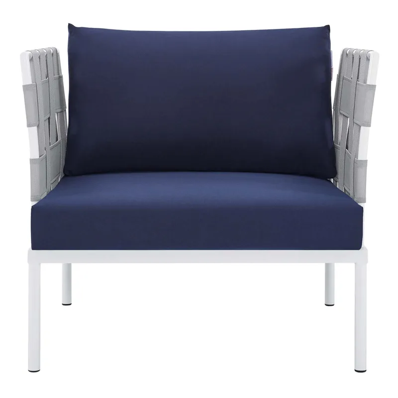 Harmony Sunbrella Outdoor Patio Aluminum Armchair
