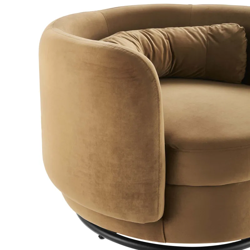 Relish Performance Velvet Performance Velvet Swivel Chair