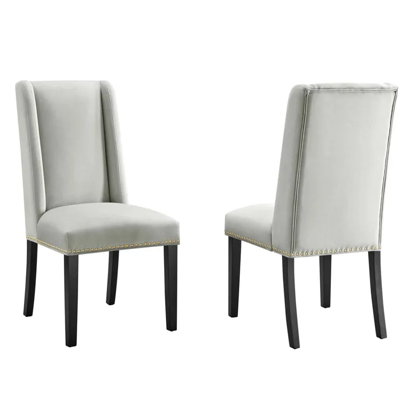 Baron Performance Velvet Dining Chairs - Set of 2