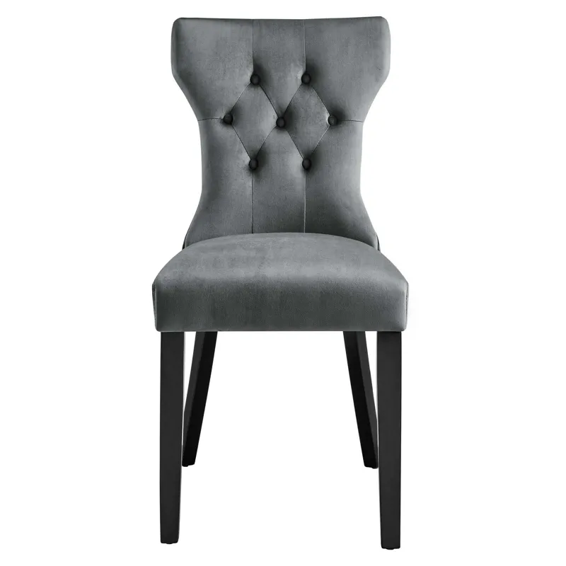Silhouette Performance Velvet Dining Chairs - Set of 2