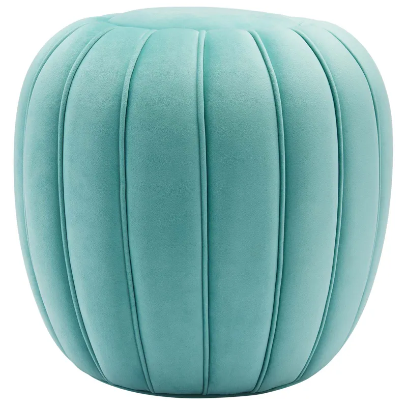 Celebrate Channel Tufted Performance Velvet Ottoman
