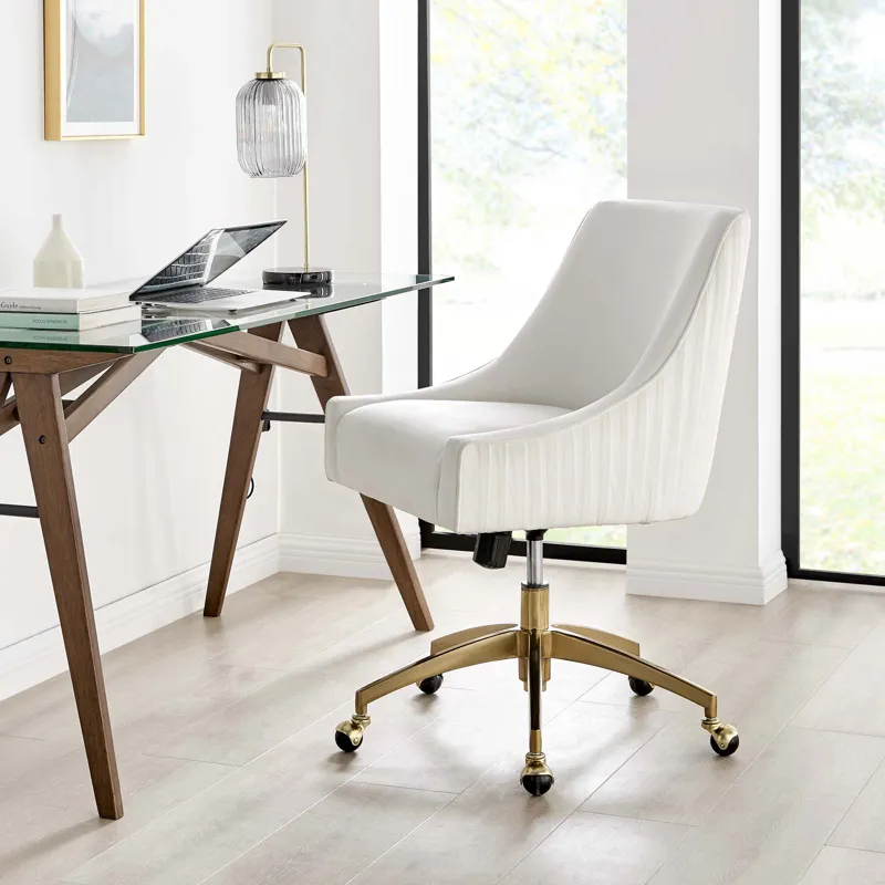 Discern Performance Velvet Office Chair