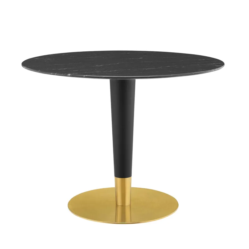 Zinque 40" Artificial Marble Dining Table