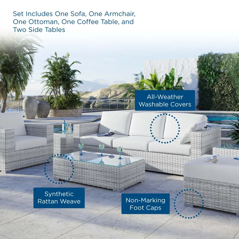 Convene 6-Piece Outdoor Patio Set
