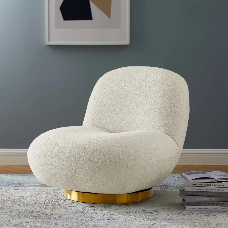 Kindred Upholstered Fabric Swivel Chair