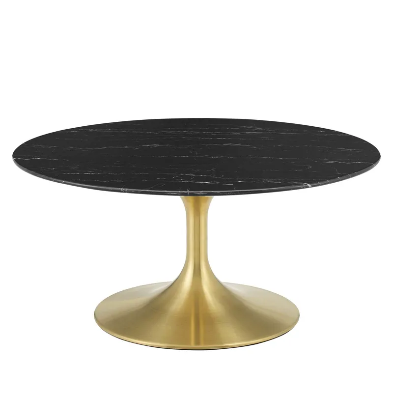 Lippa 36" Artificial Marble Coffee Table
