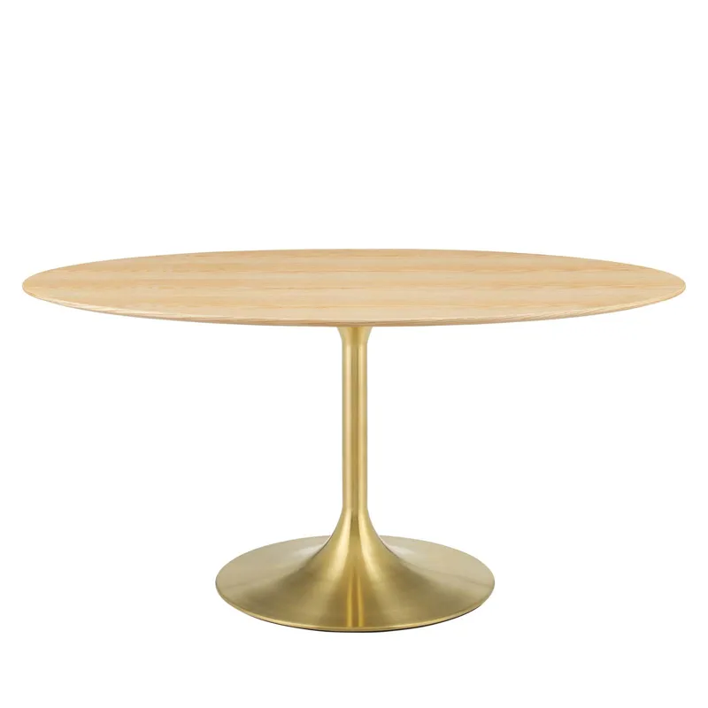 Lippa 60" Oval Wood Dining Table