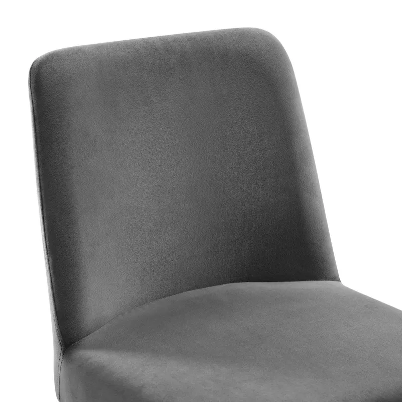 Amplify Sled Base Performance Velvet Dining Chairs - Set of 2