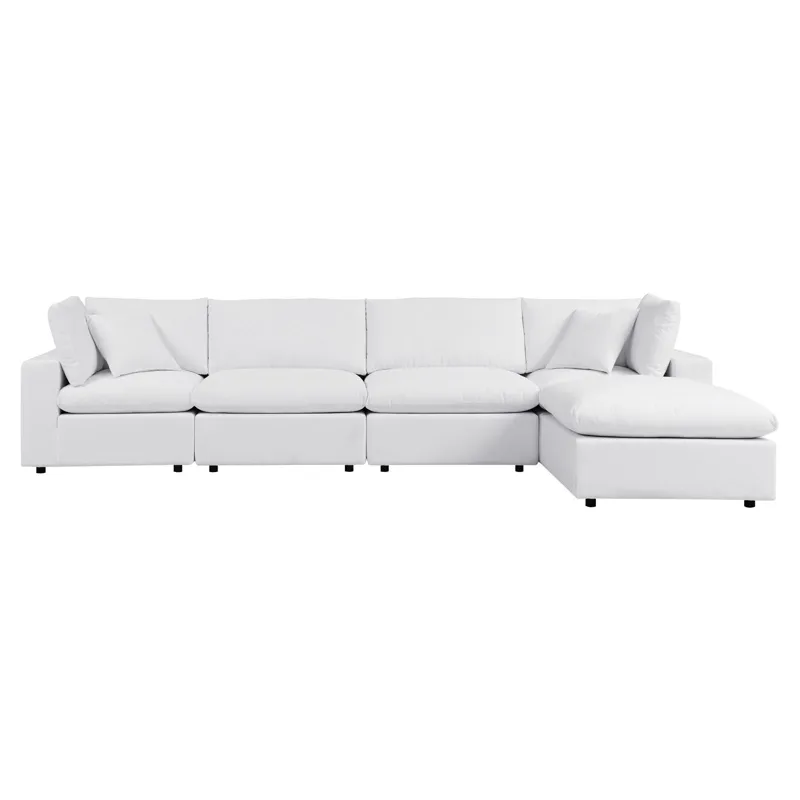 Commix 5-Piece Sunbrella® Outdoor Patio Sectional Sofa