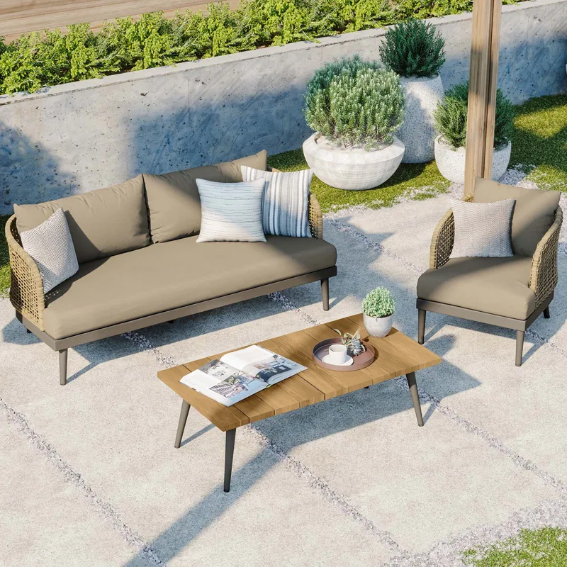 Meadow 3-Piece Outdoor Patio Set