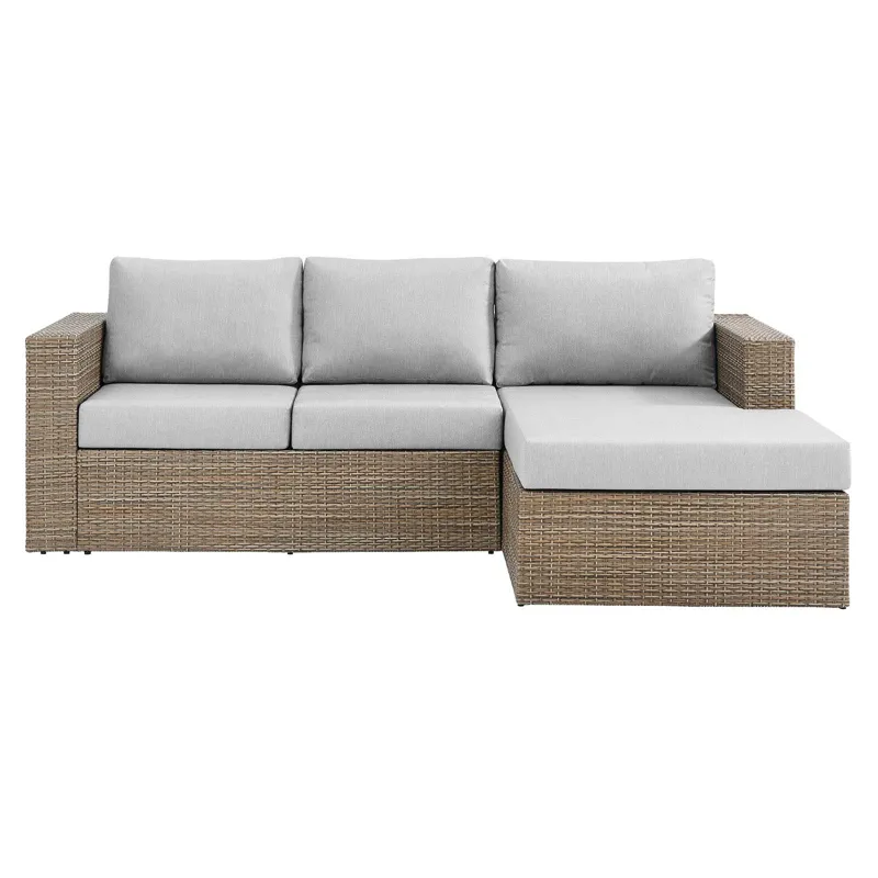 Convene Outdoor Patio Outdoor Patio L-Shaped Sectional Sofa