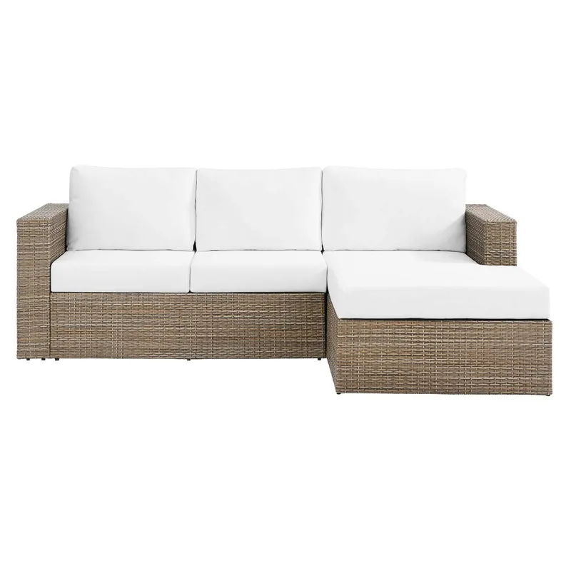 Convene Outdoor Patio Outdoor Patio L-Shaped Sectional Sofa