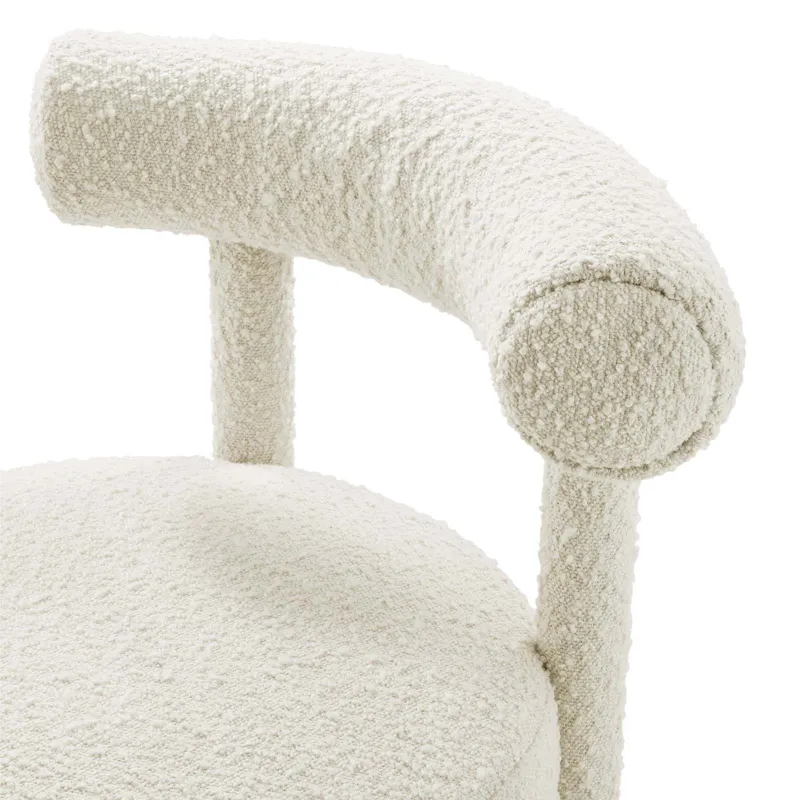 Toulouse Boucle Fabric Dining Chair