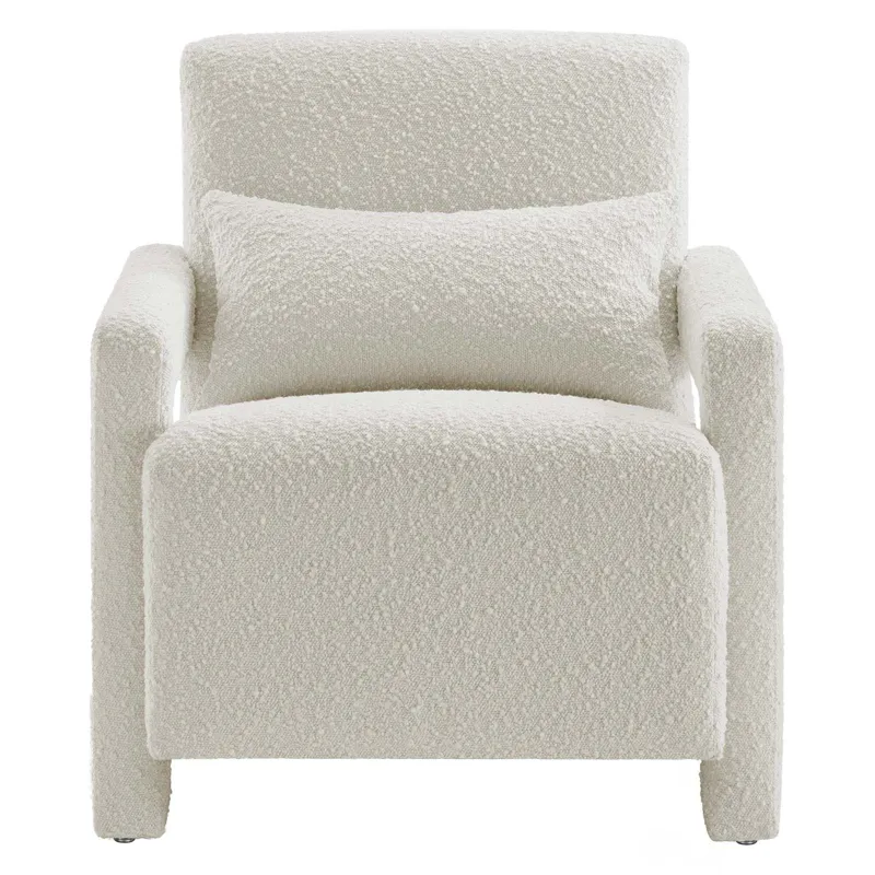 Mirage Boucle Upholstered Armchair