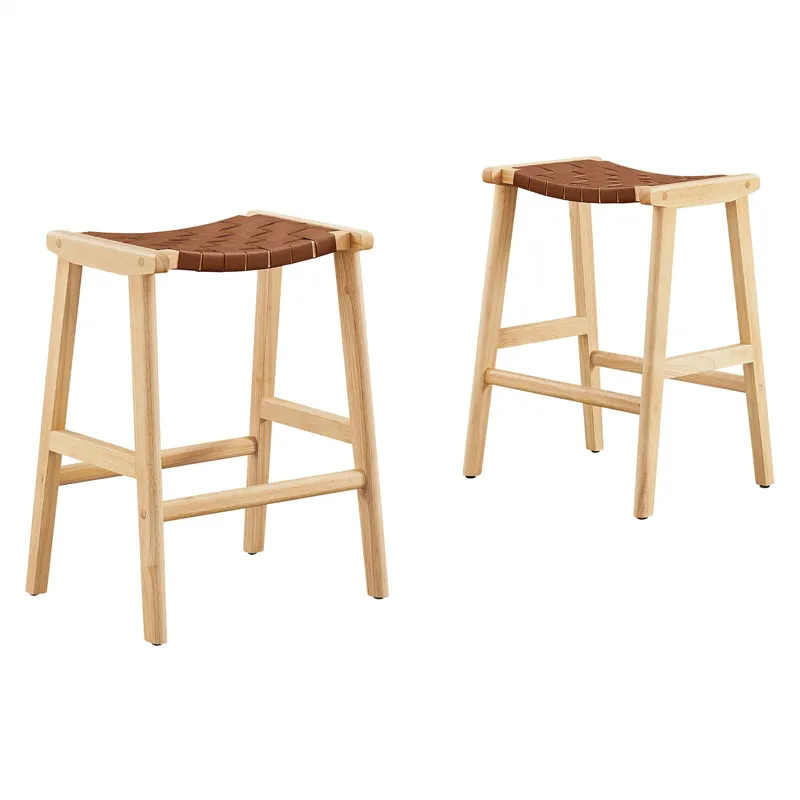 Saorise Wood Counter Stool - Set of 2