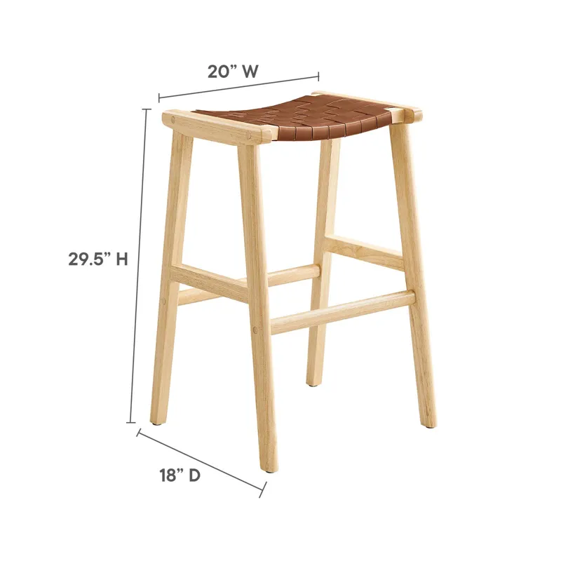 Saorise Wood Bar Stool - Set of 2