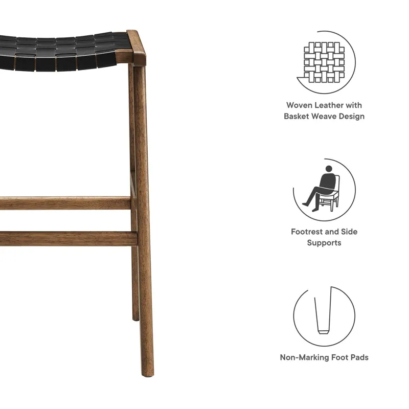 Saorise Wood Bar Stool - Set of 2
