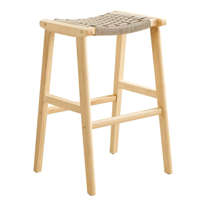 Saorise Wood Bar Stool - Set of 2