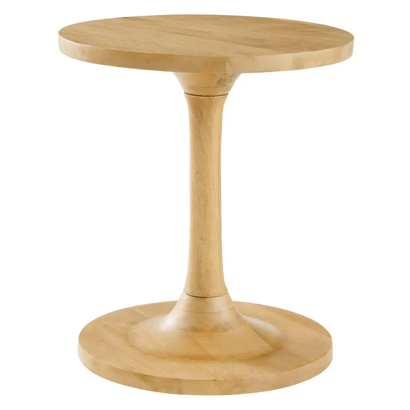 Lina Round Mango Wood Side Table