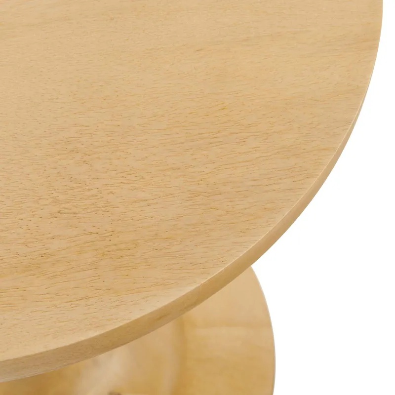 Lina Round Mango Wood Side Table