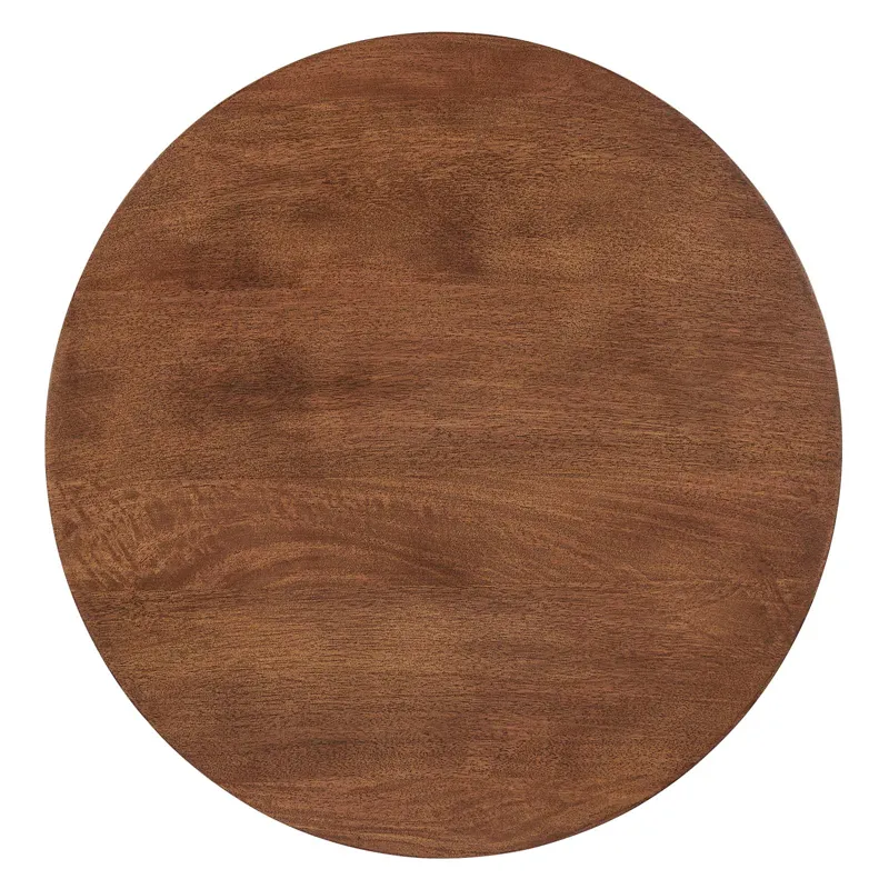 Lina Round Mango Wood Side Table