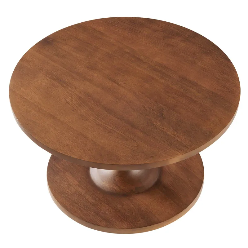 Lina Round Mango Wood Coffee Table