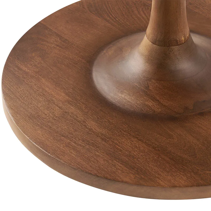 Lina Round Mango Wood Coffee Table