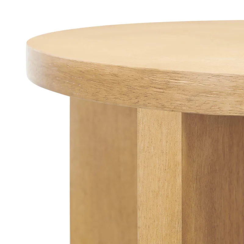 Silas Round Mango Wood Side Table