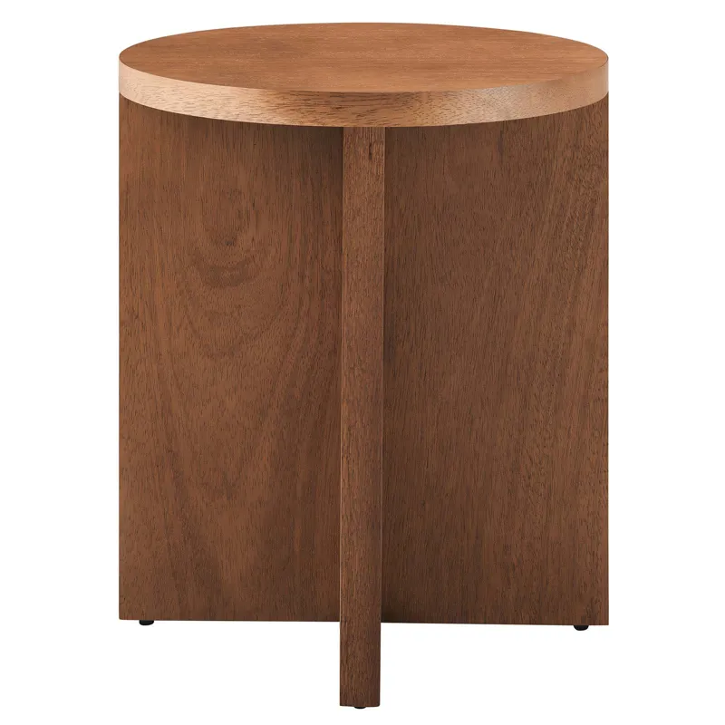 Silas Round Mango Wood Side Table