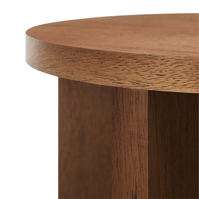 Silas Round Mango Wood Side Table