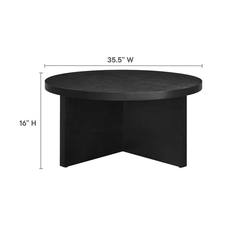 Silas Round Mango Wood Coffee Table
