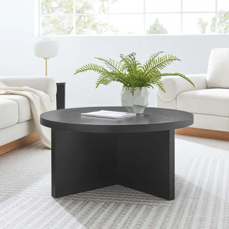 Silas Round Mango Wood Coffee Table