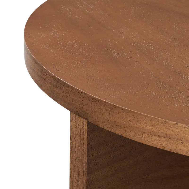 Silas Round Mango Wood Coffee Table