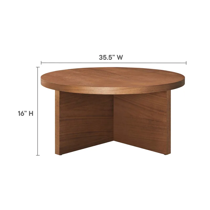 Silas Round Mango Wood Coffee Table