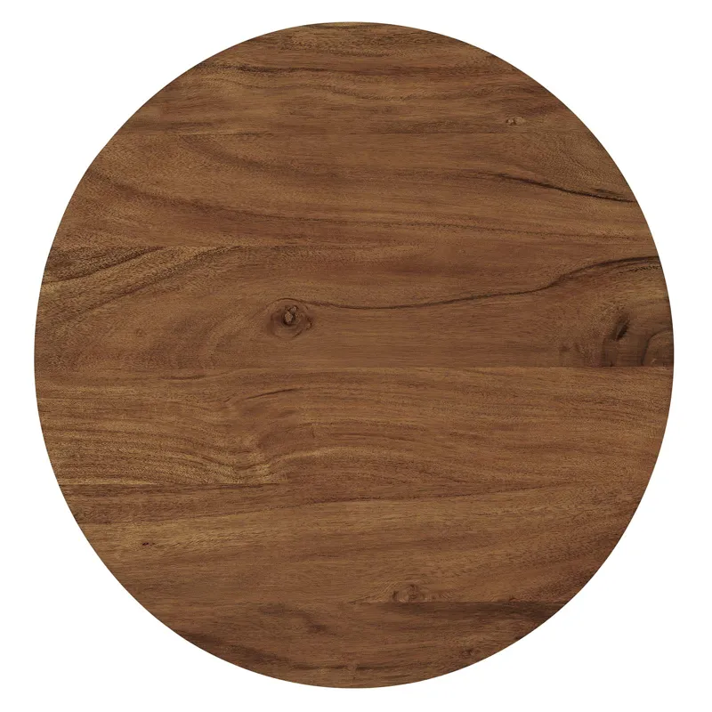 Viva Round Acacia Wood Side Table