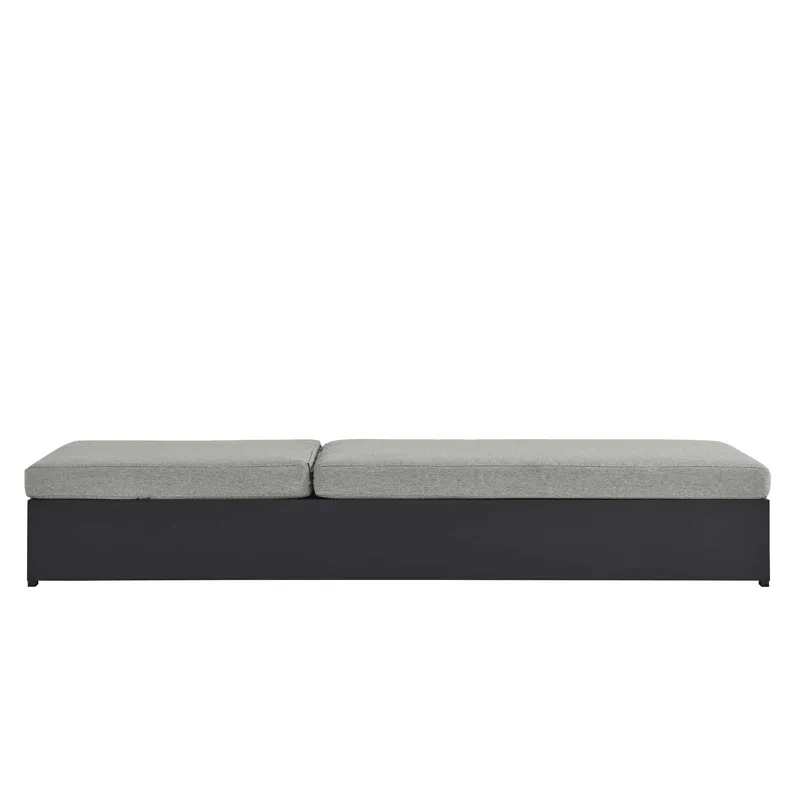 Tahoe Outdoor Patio Powder-Coated Aluminum Chaise Lounge Chair