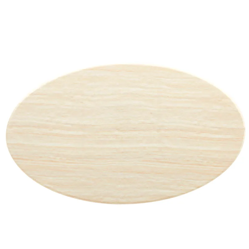 Lippa 60” Oval Artificial Travertine Dining Table