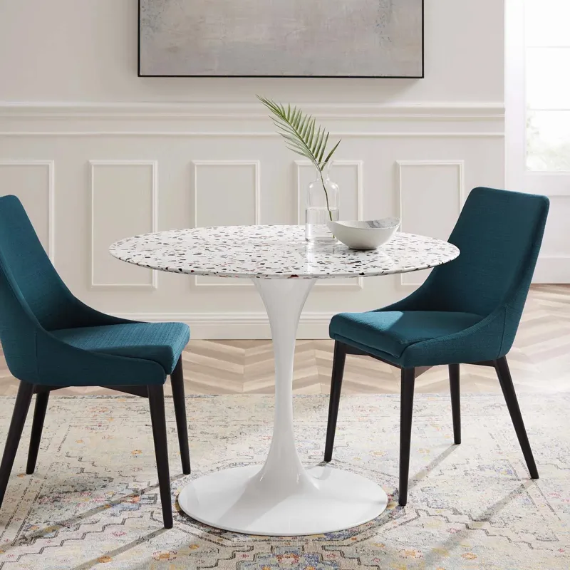 Lippa 40" Round Terrazzo Dining Table