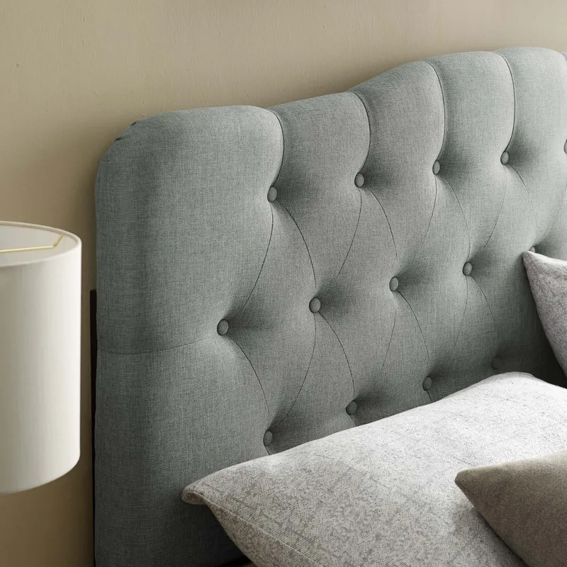 Annabel Queen Upholstered Fabric Headboard