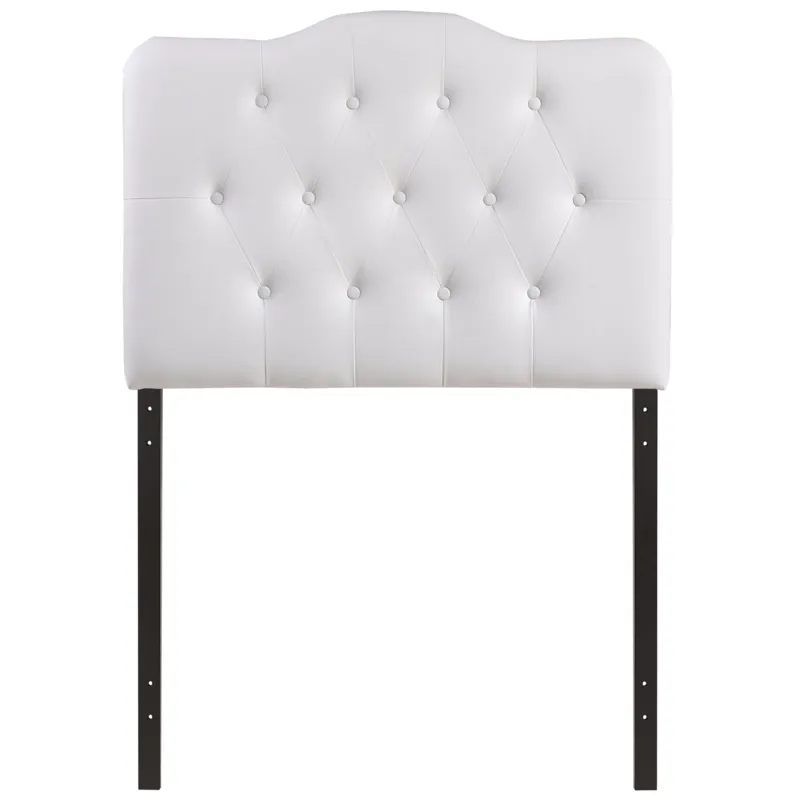 Annabel Twin Upholstered Vinyl Headboard