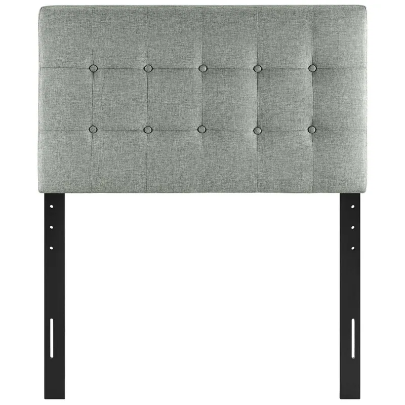 Emily Twin Upholstered Fabric Headboard