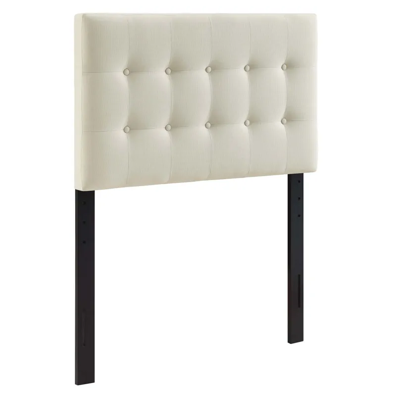 Emily Twin Upholstered Fabric Headboard