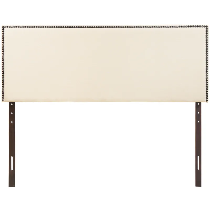 Region Nailhead King Upholstered Headboard