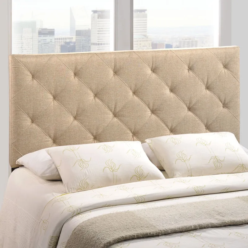 Theodore Twin Upholstered Fabric Headboard