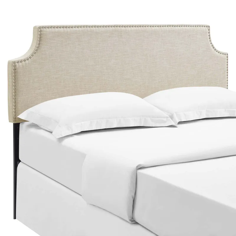 Laura Queen Upholstered Fabric Headboard