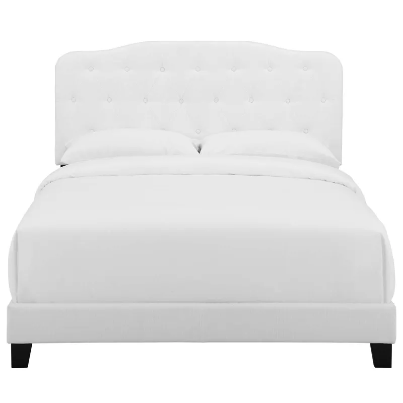 Amelia Queen Upholstered Fabric Bed