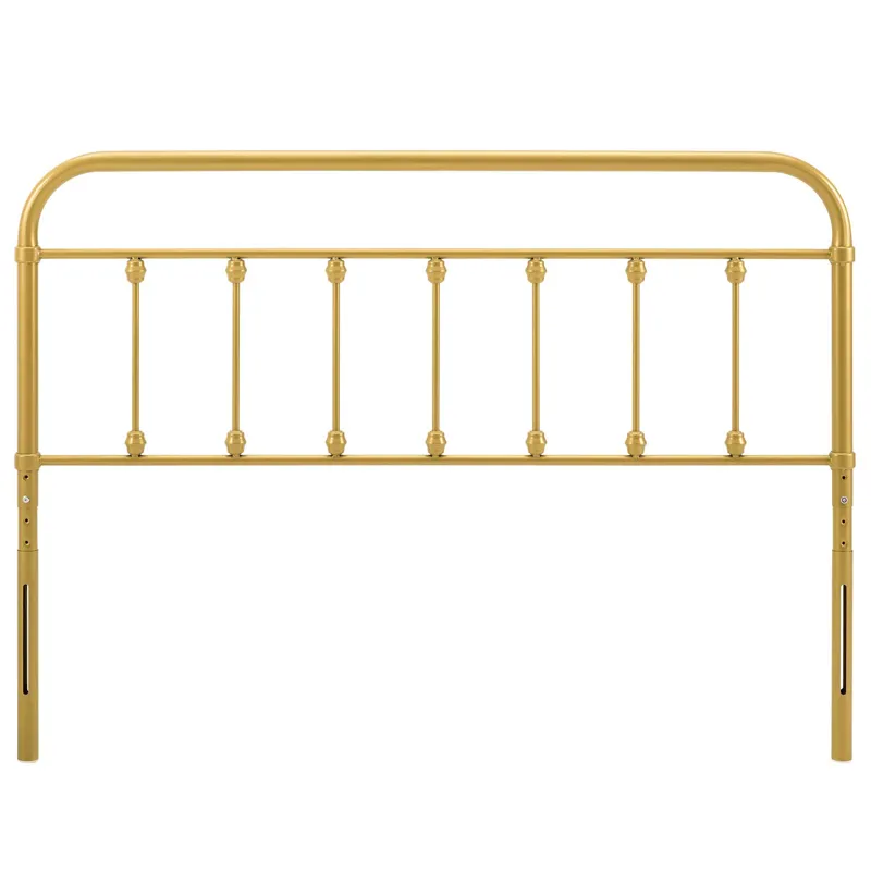 Sage Queen Metal Headboard