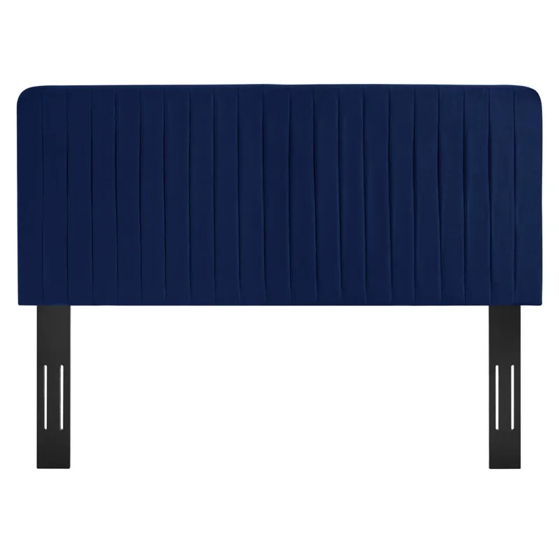 Milenna Channel Tufted Performance Velvet King/California King Headboard