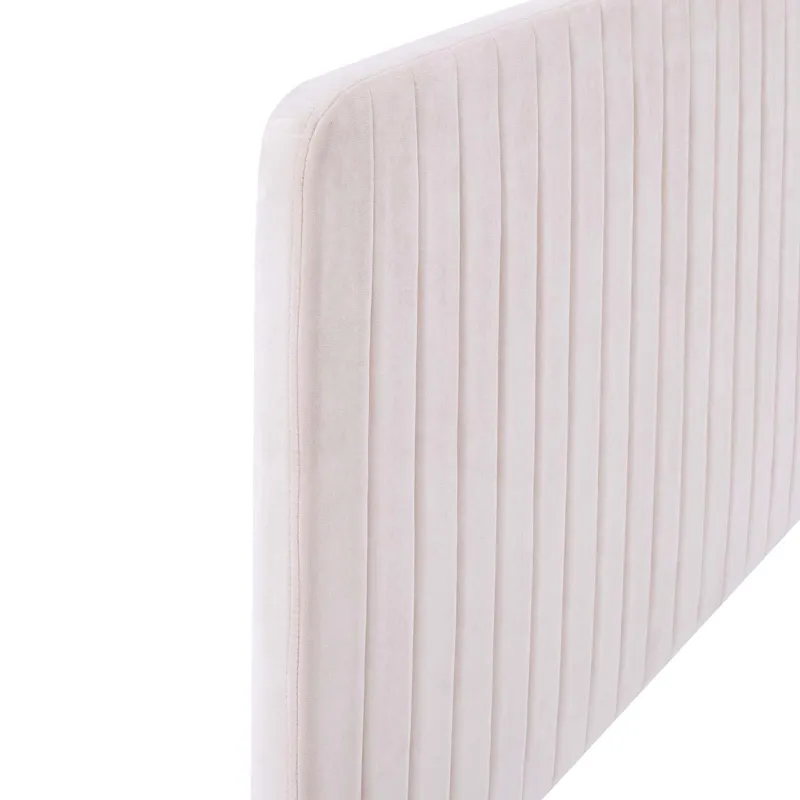 Milenna Channel Tufted Performance Velvet King/California King Headboard