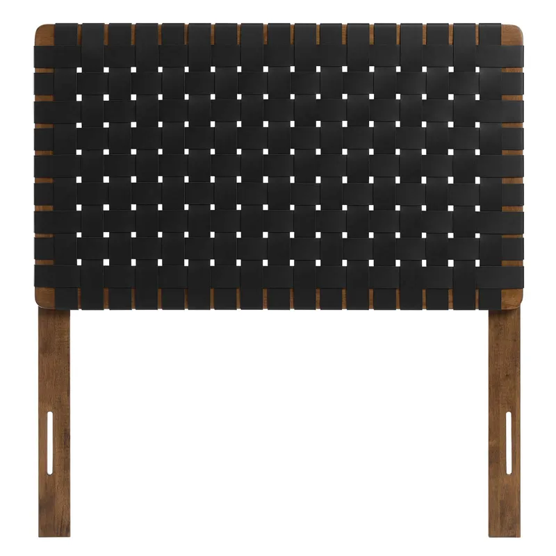 Sparta Weave Twin Vegan Leather Headboard